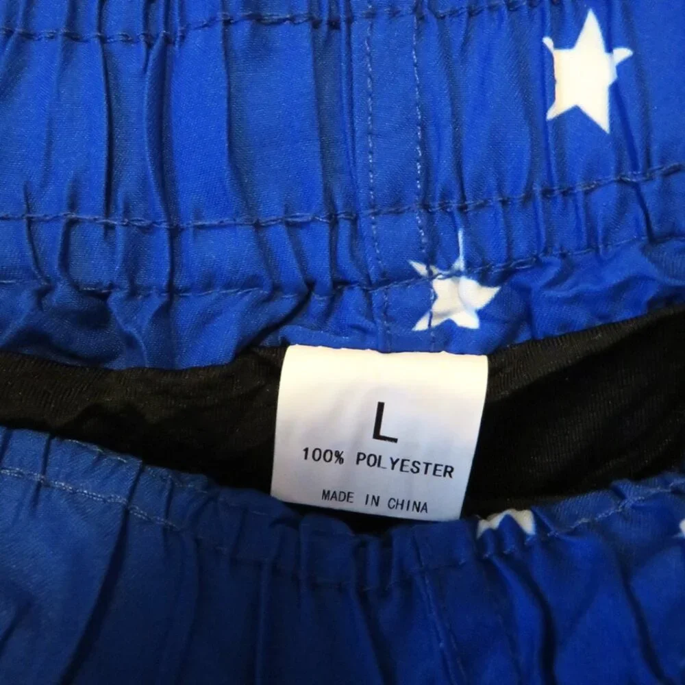 NWOT Cozople Patriotic 4th Of July Swim Trunks Size Large Compression‎ Liner
